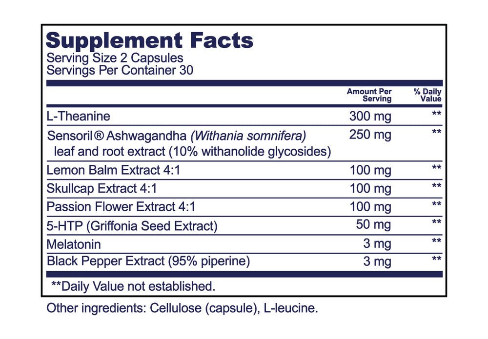 Supplement Facts Panel