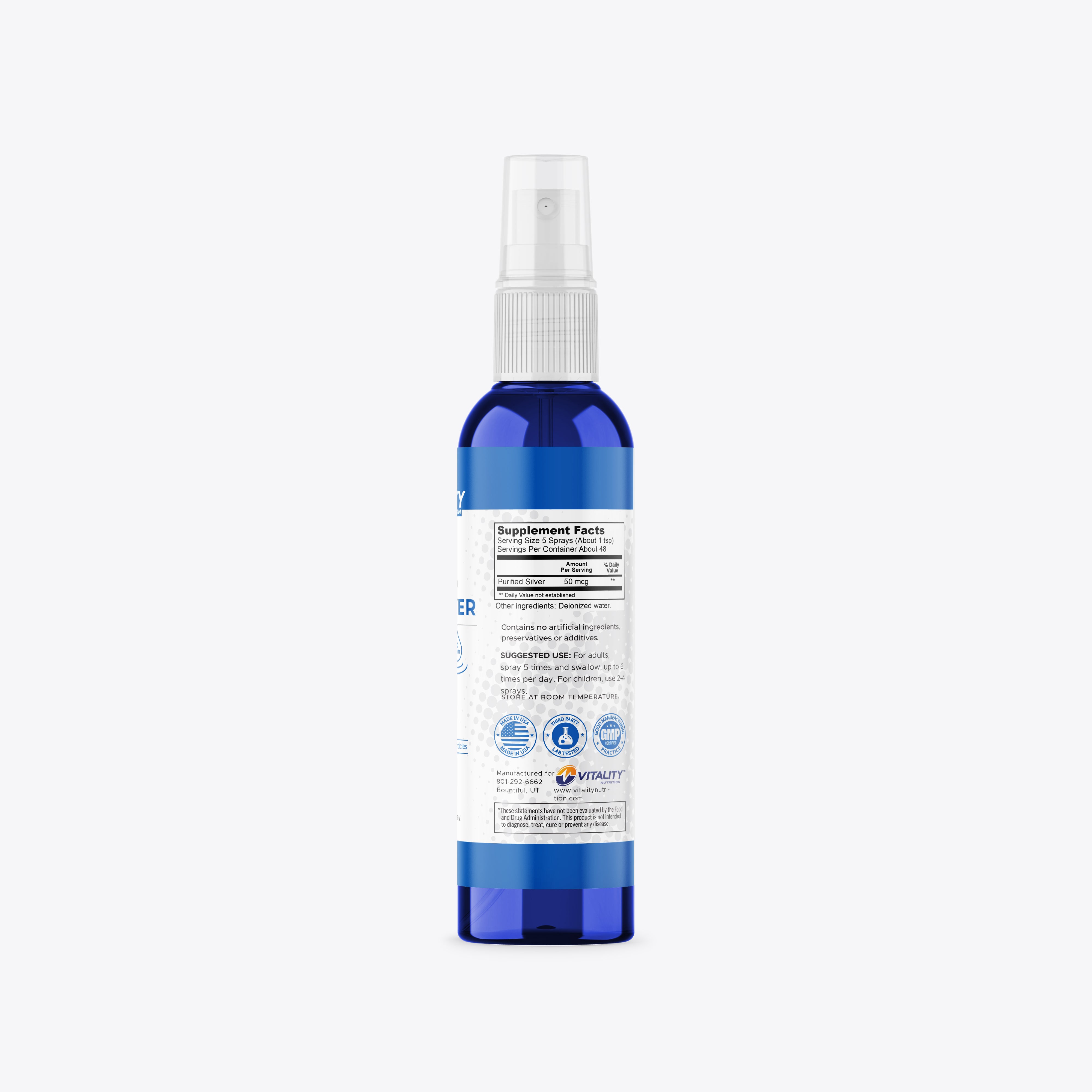 Triple Action Nano-Colloidal Silver