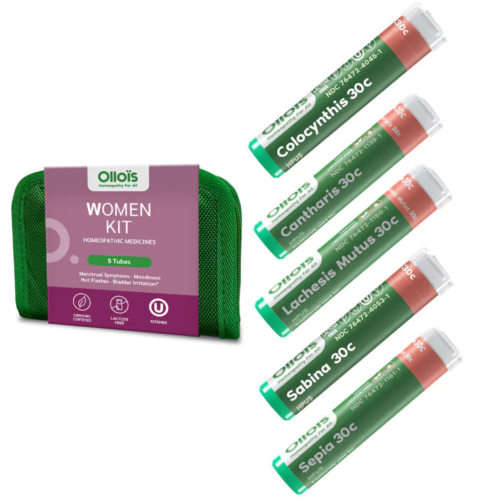 Ollois Women Kit - 5 Homeopathic Single Remedies