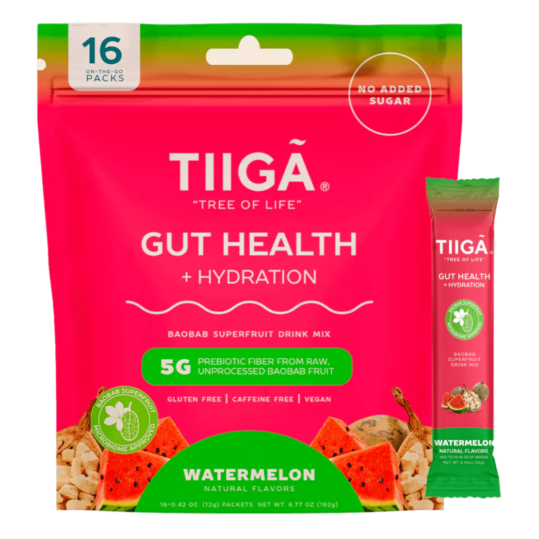 Gut Health + Hydration — 16‑Stick‑Pack Bag (Various Flavors, Powder Drink Mix)