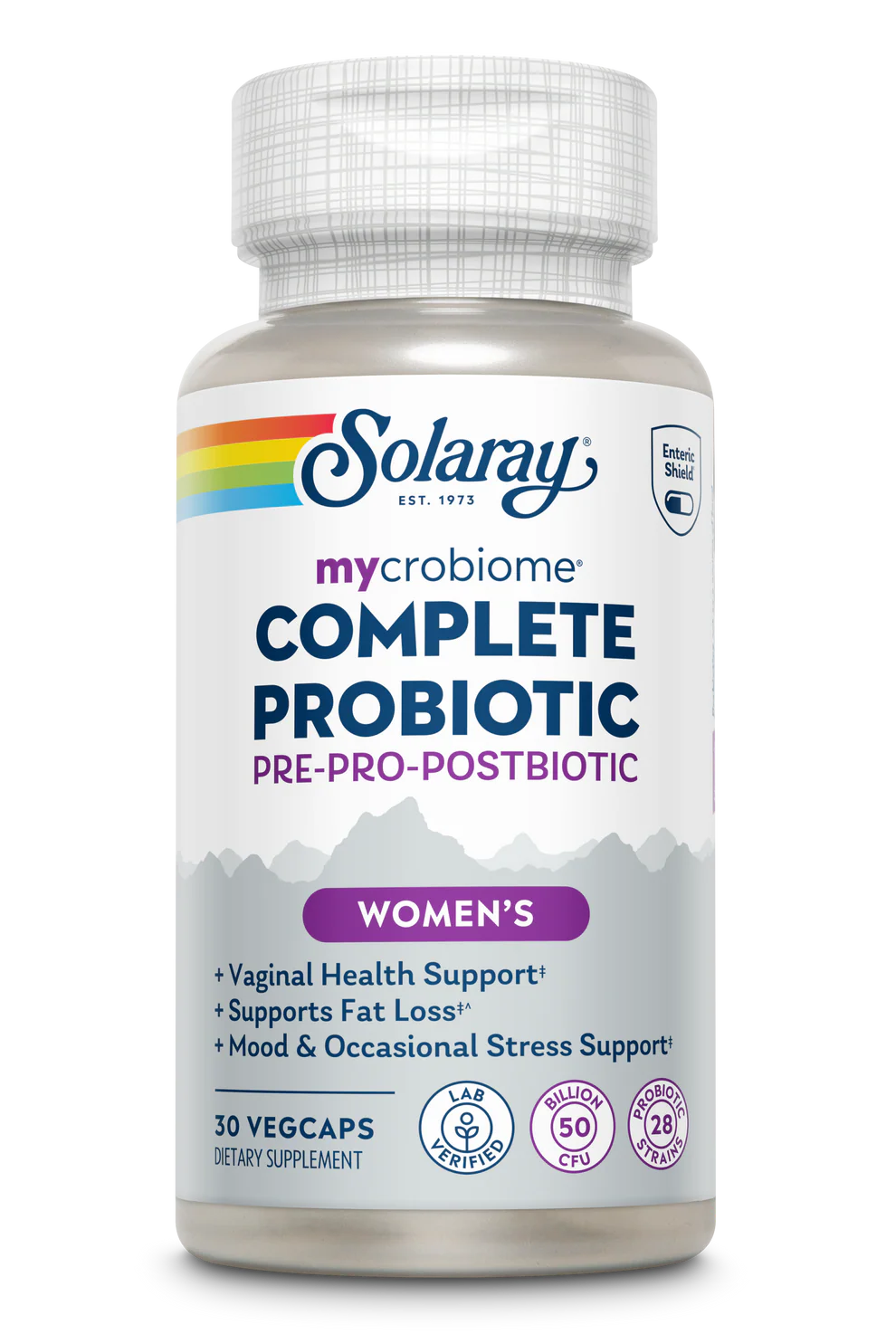 NEW Solaray Mycrobiome® Complete Probiotic Women’s Formula - 30 Capsules