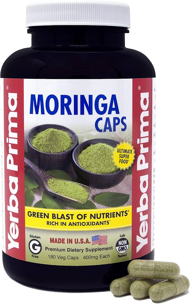 Yerba Prima Moringa Caps – 180 Veg Caps