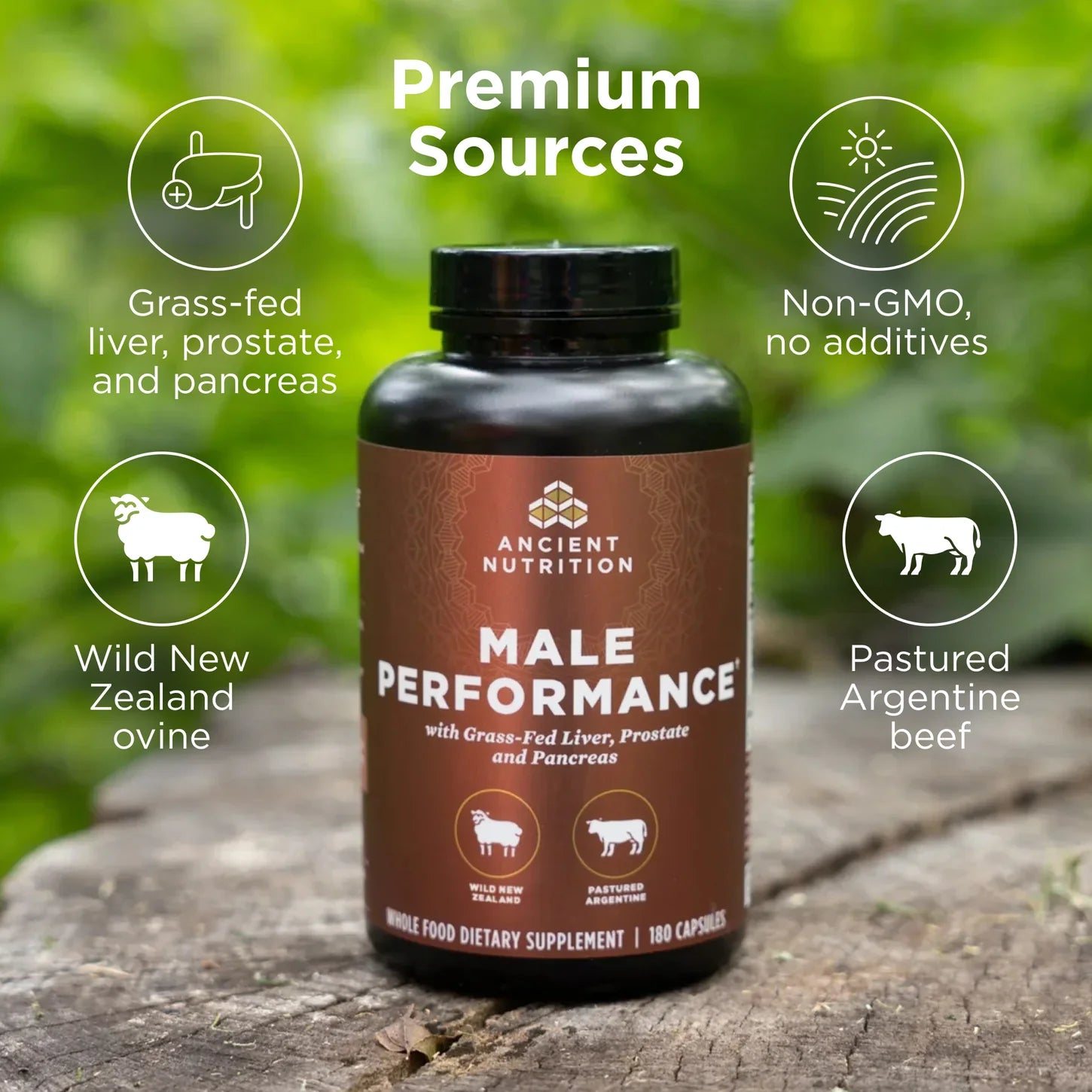 Ancient Nutrition Male Performance™ – 180 Capsules