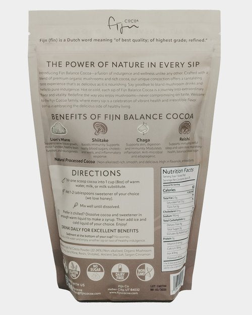 Fijn Cocoa Balance Cocoa Mushroom Blend (Unsweetened)