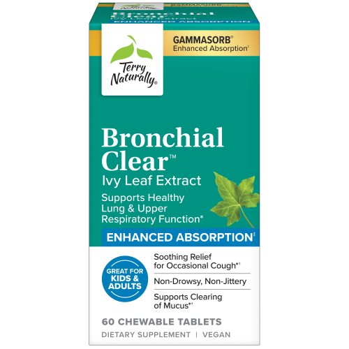 Terry Naturally® Bronchial Clear™ Ivy Leaf Extract Chewable