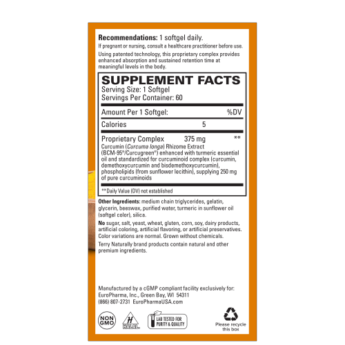 CuraMed Superior Absorption Curcumin 375mg