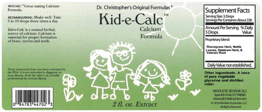 Dr. Christopher's Kid-e-Calc Calcium Formula
