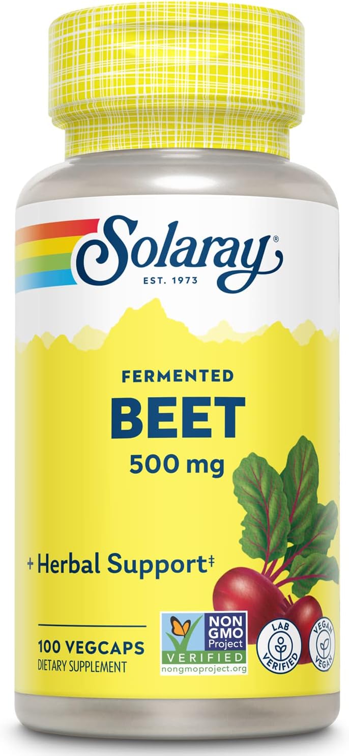 Fermented Organic Beet Root — 100 Capsules