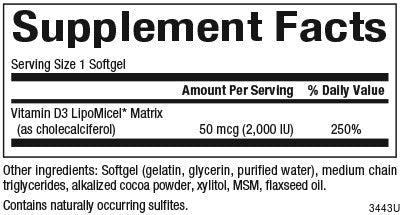 Vitamin D3 LipoMicel Matrix