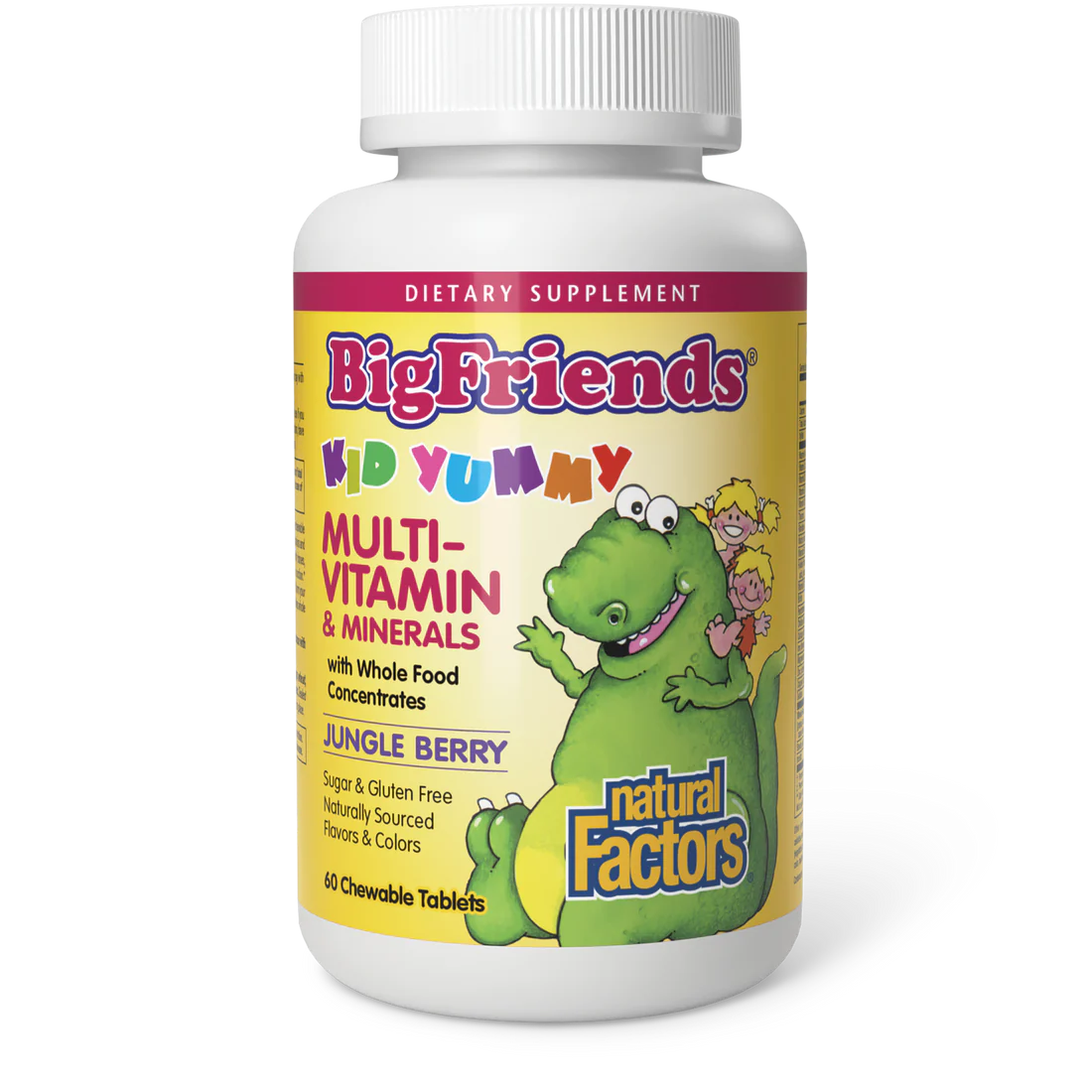 Big Friends® Chewable MultiVitamin for Kids (60 Tablets)