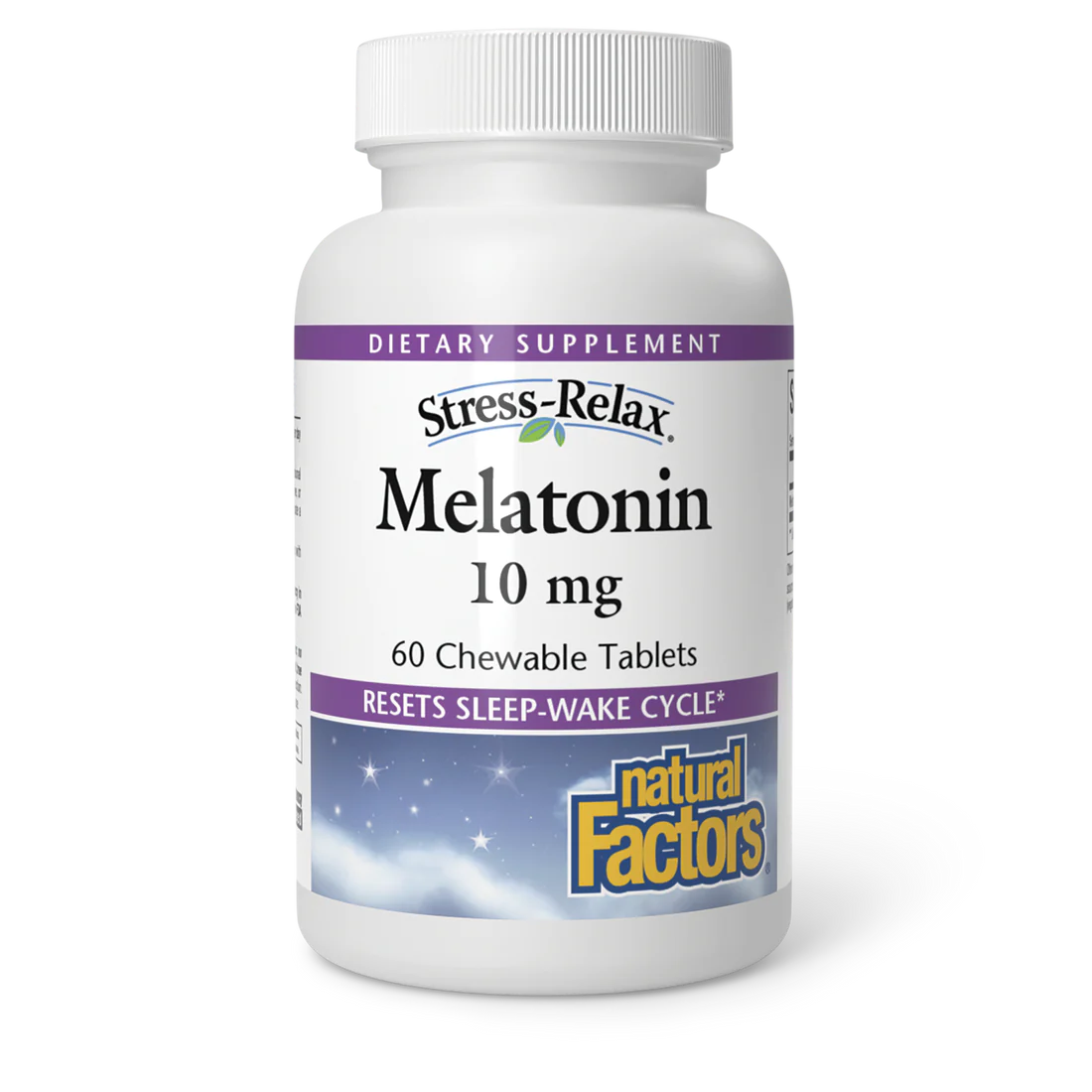 Stress Relax Melatonin 10mg (60 Chewable Tablets)