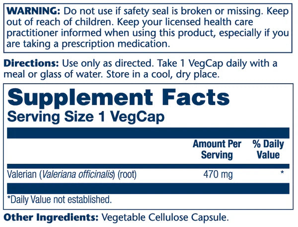 Valerian Root 470mg