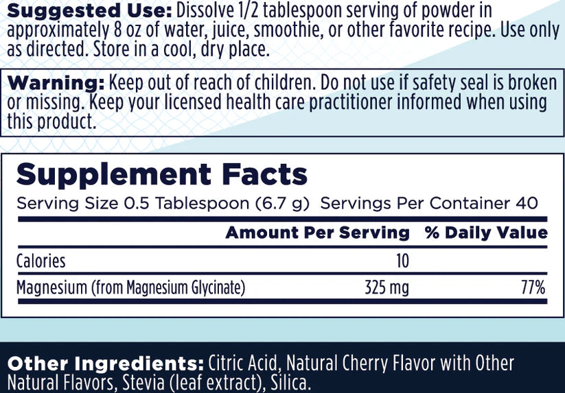 Supplement Facts Panel