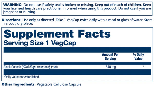 Supplement Facts Panel