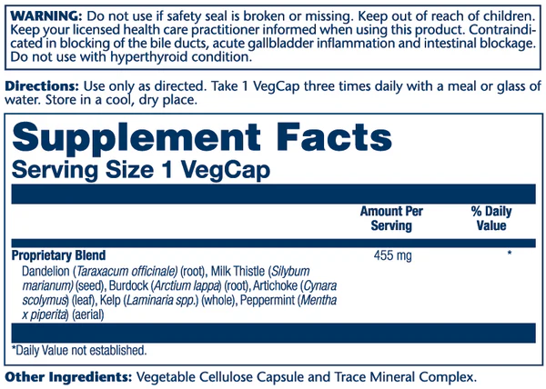 Supplement Facts Panel