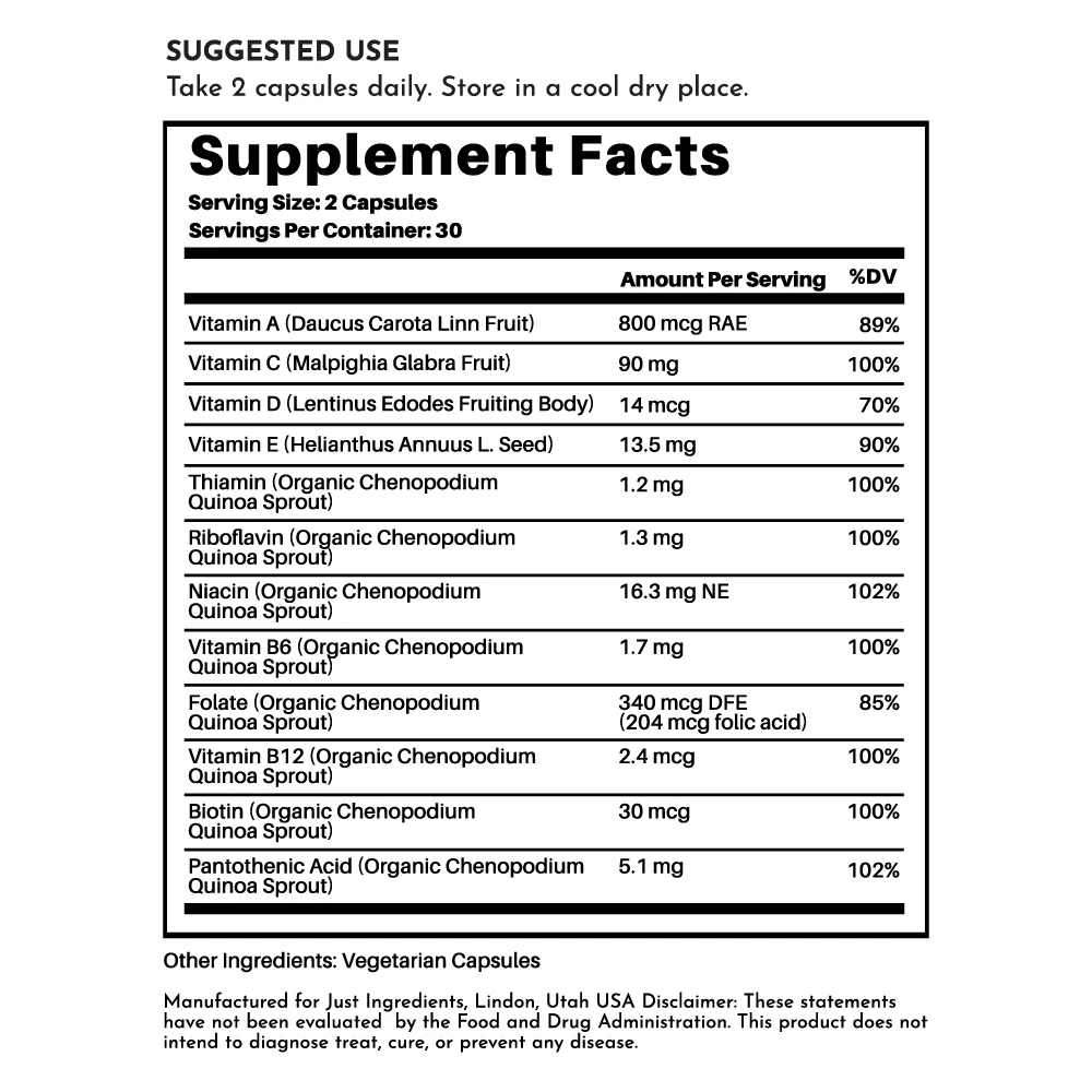 Supplement Facts Panel