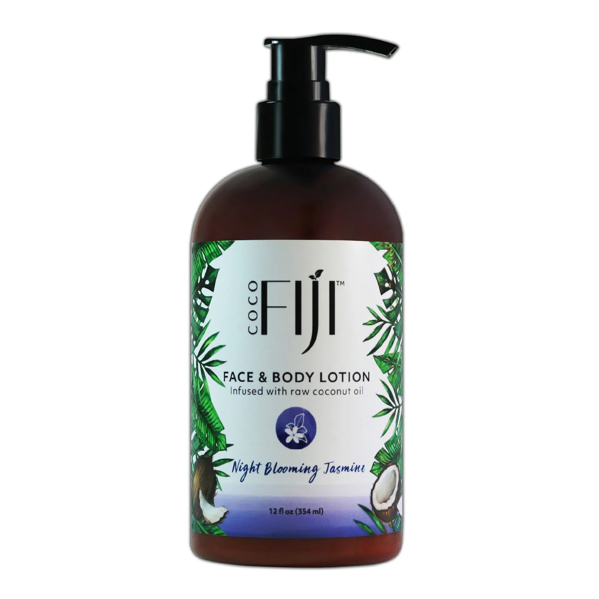 Coconut Oil Infused Lotion For Face and Body (12 oz)