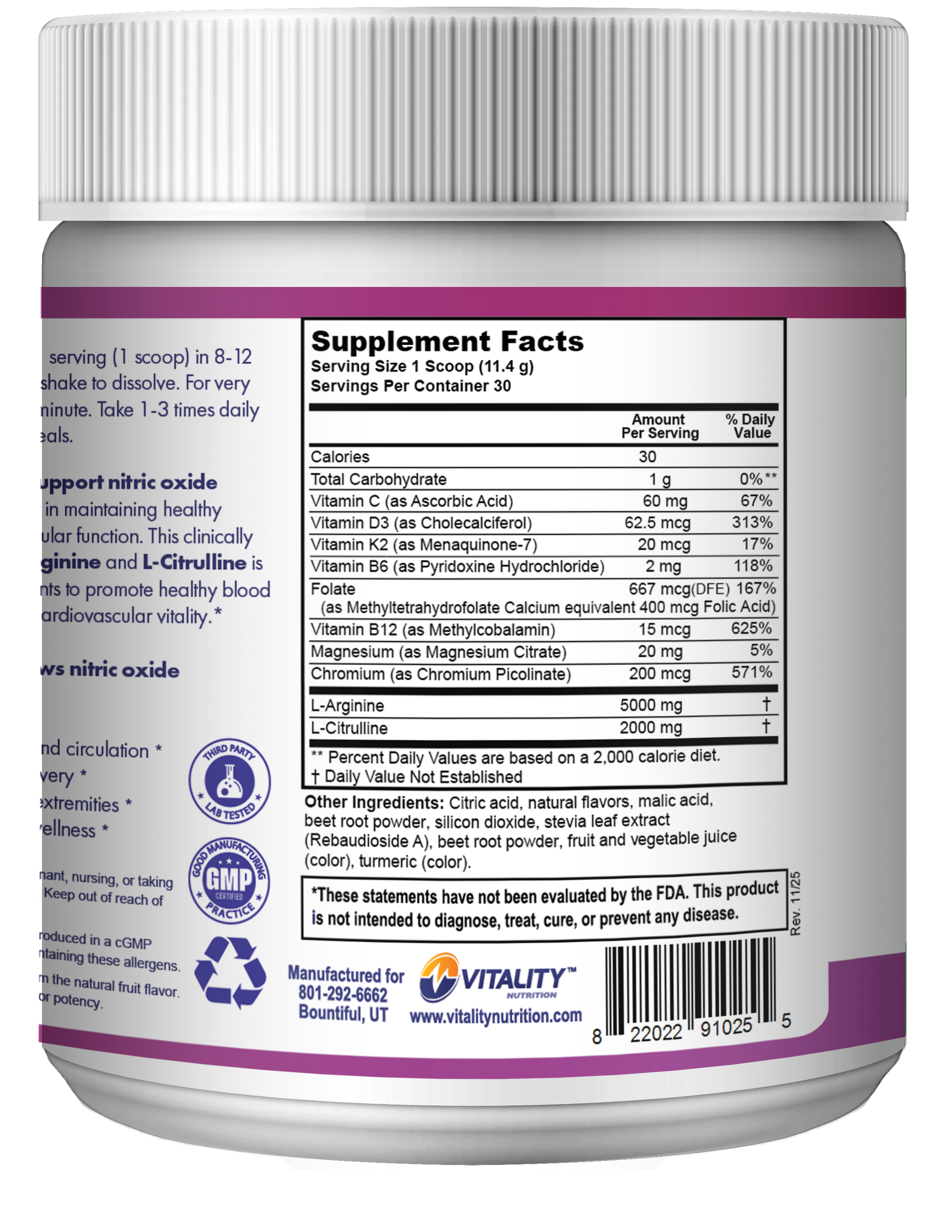 N.O. Cardio Boost (Nitric Oxide)