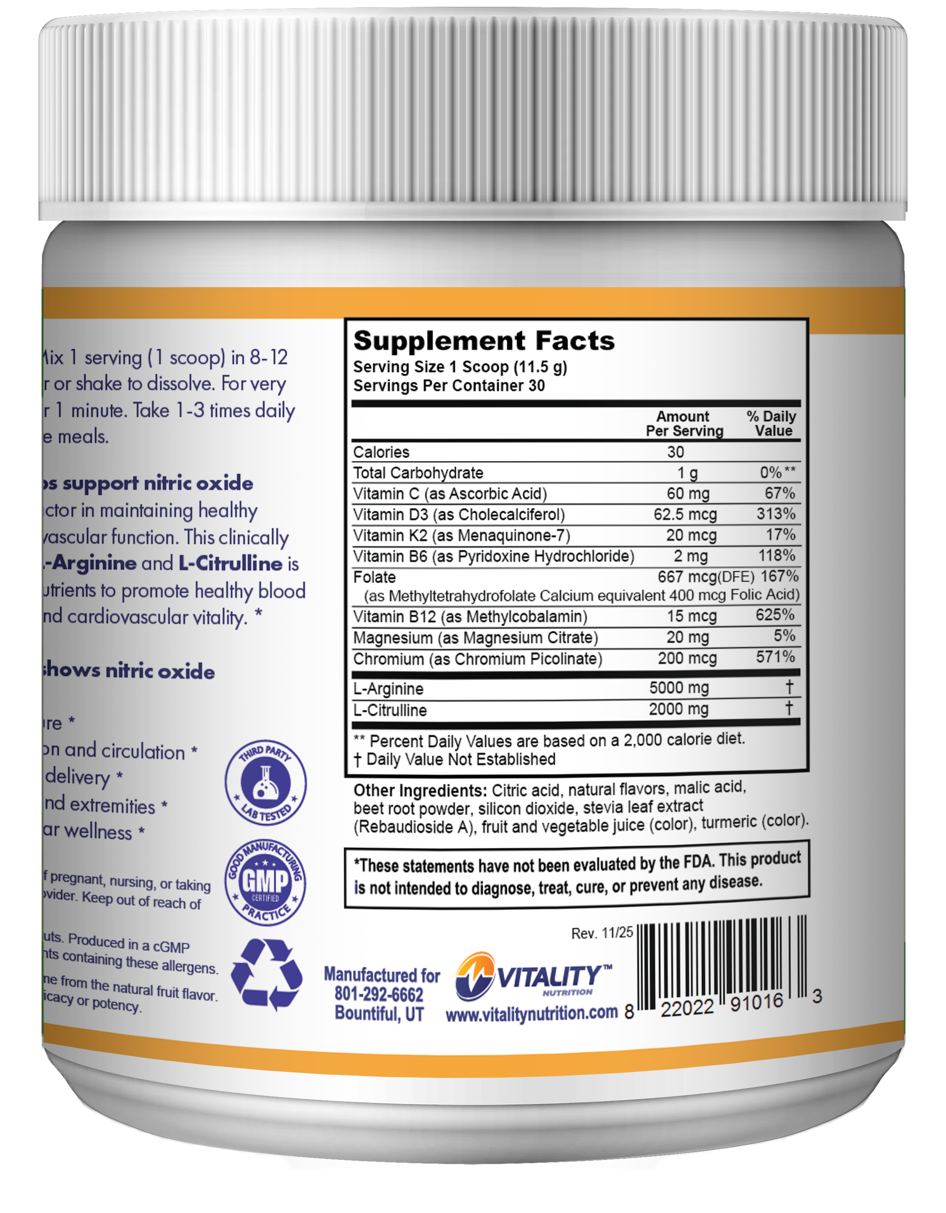 N.O. Cardio Boost (Nitric Oxide)