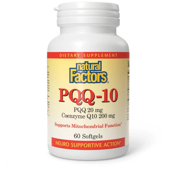 Natural Factors PQQ-10 (20mg PQQ/200mg CoQ10