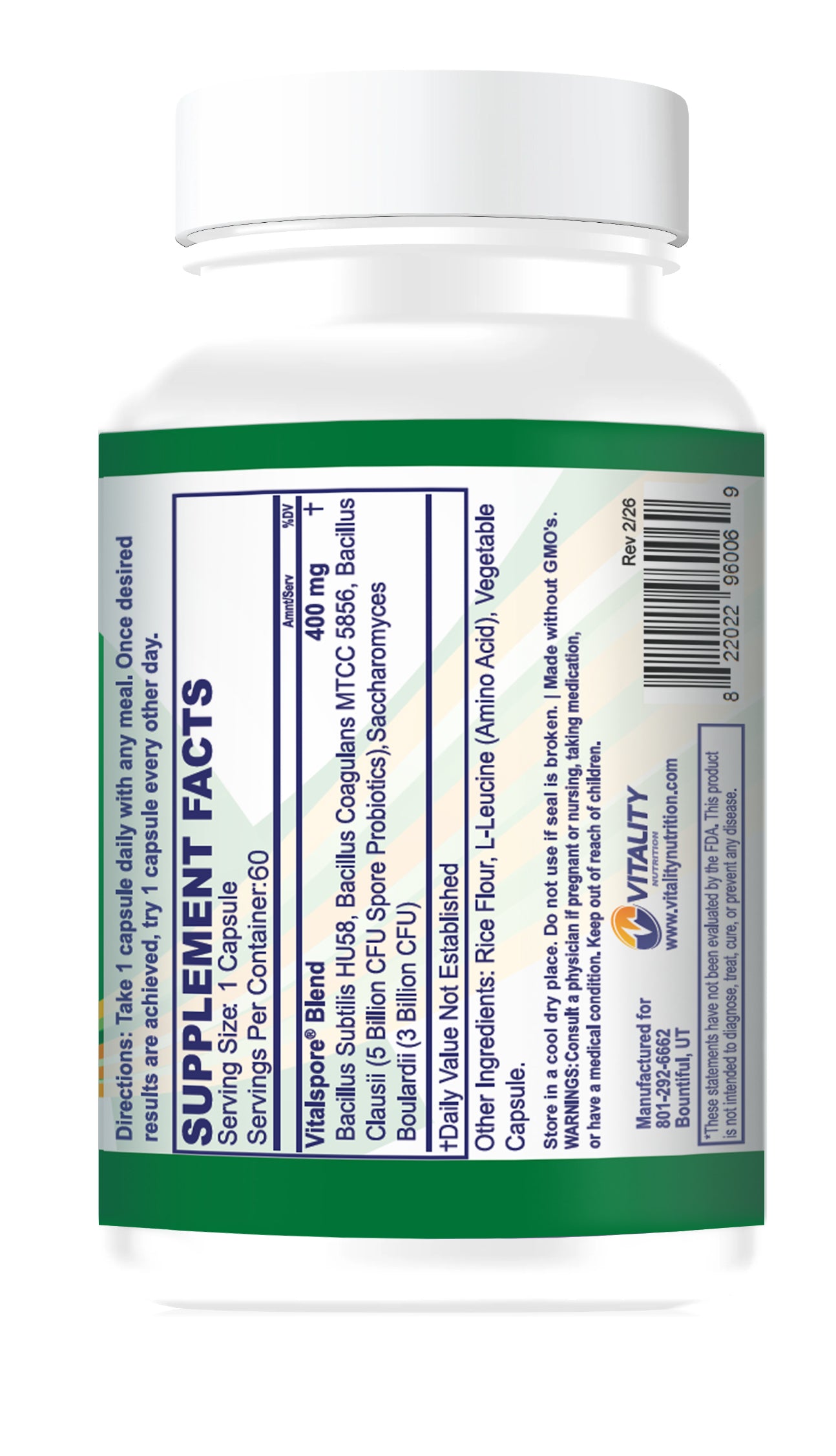 Vital 5- Precision Probiotic Vital Spores