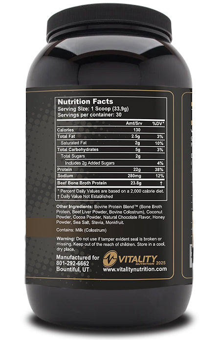 Rebuild+ Functional Beef Bone Broth Protein