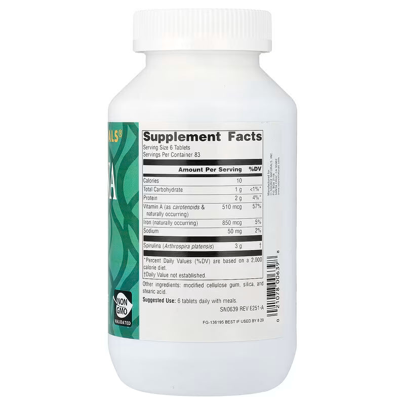 Supplement Facts Panel