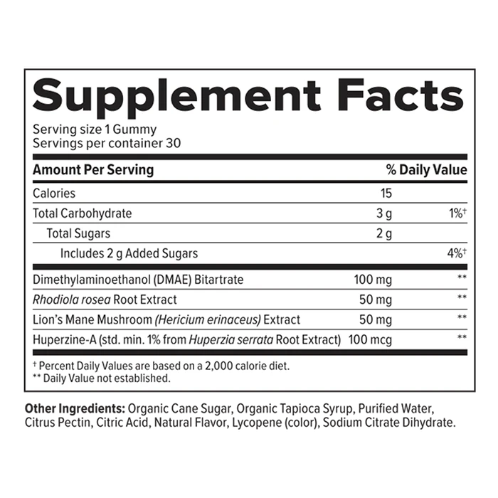Supplement Facts Panel