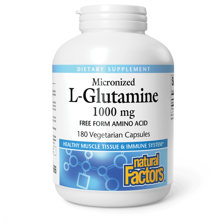 Micronized L-Glutamine Amino Acid 1,000 mg