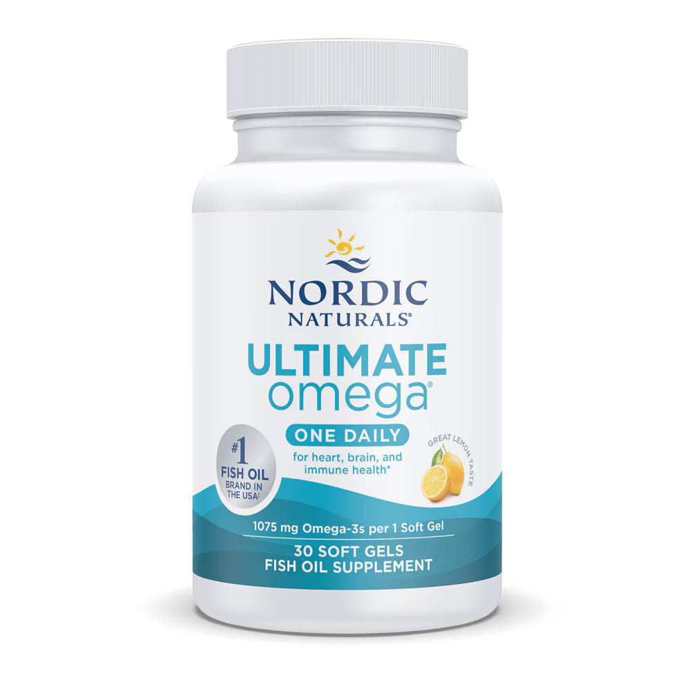 Nordic Naturals Ultimate Omega One Daily – Lemon Flavor, 30 Soft Gels