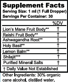Supplement Facts Panel