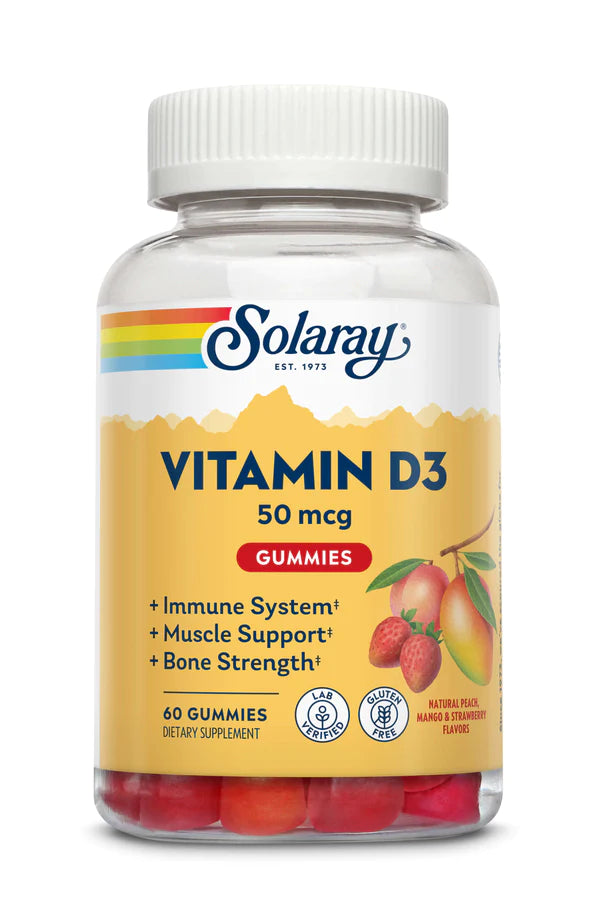 Vitamin D3 50 mcg (2000 IU) (60 Gummies)