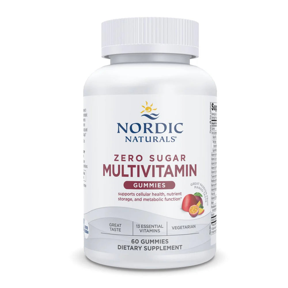 Nordic Naturals Zero Sugar Multivitamin Gummies 60 ct