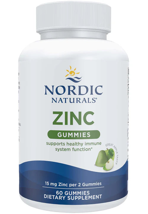 Nordic Naturals Zinc Gummies 60 ct