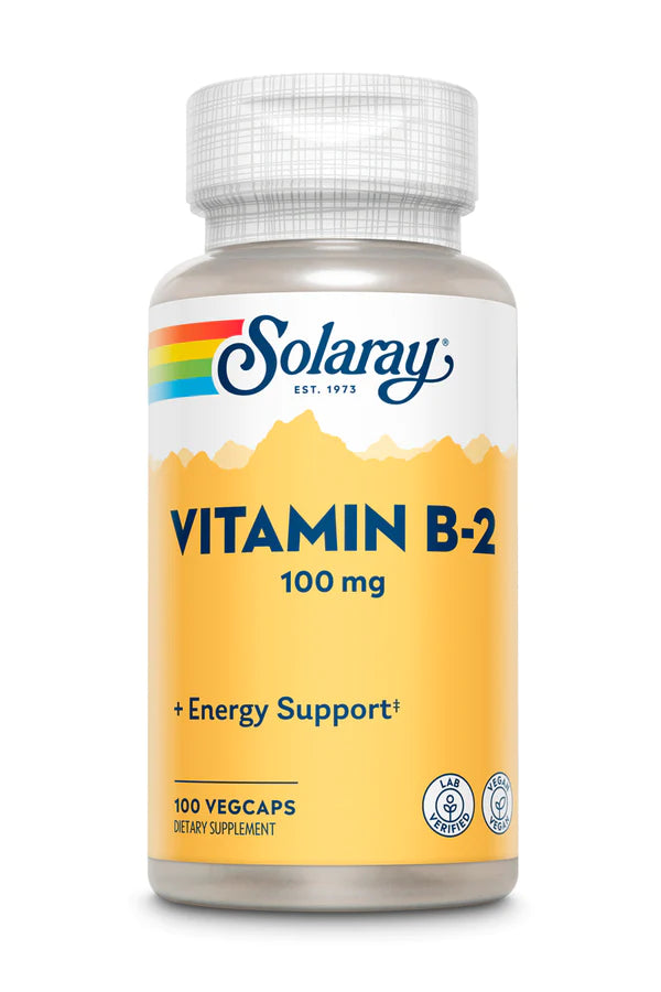 Vitamin B-2 (Riboflavin) 100mg (100 Capsules)
