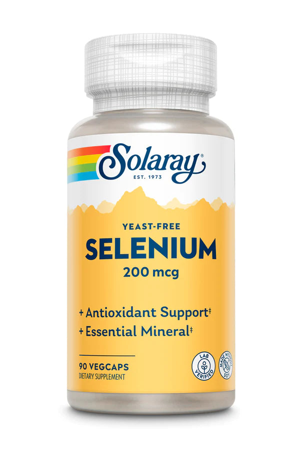 Selenium 200mcg Yeast-Free (90 Capsules)