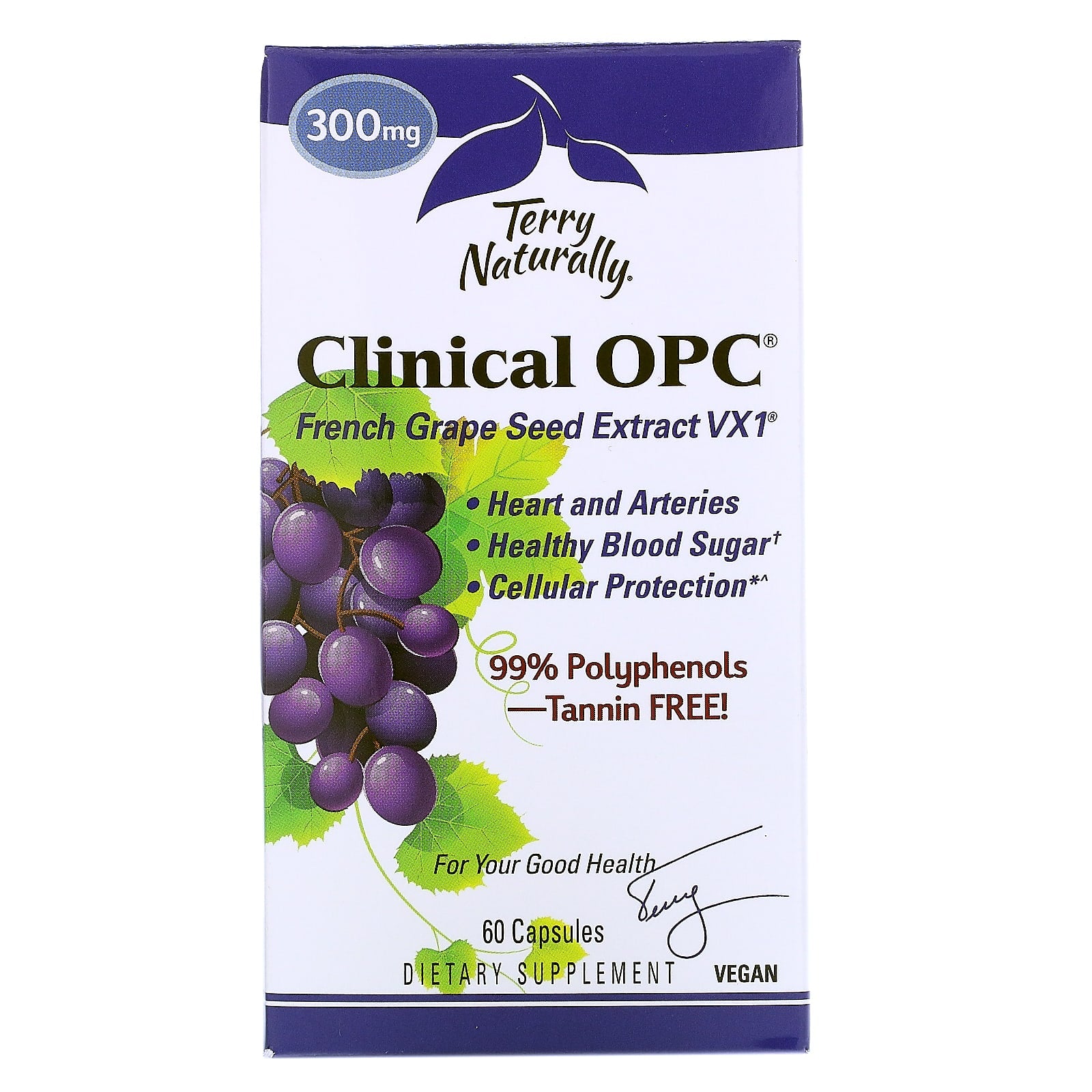 Clinical OPC® French Grape Seed Extract VX1® 300mg (60 Capsules)