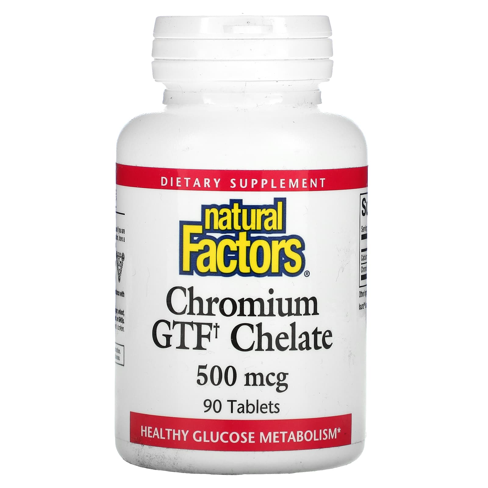 Chromium GTF Chelate 500 mcg (90 tablets)