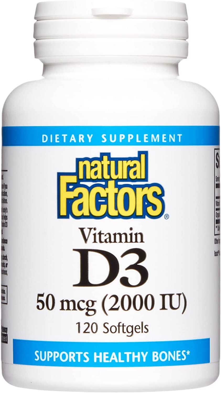 Vitamin D3 50 mcg (2000 IU)