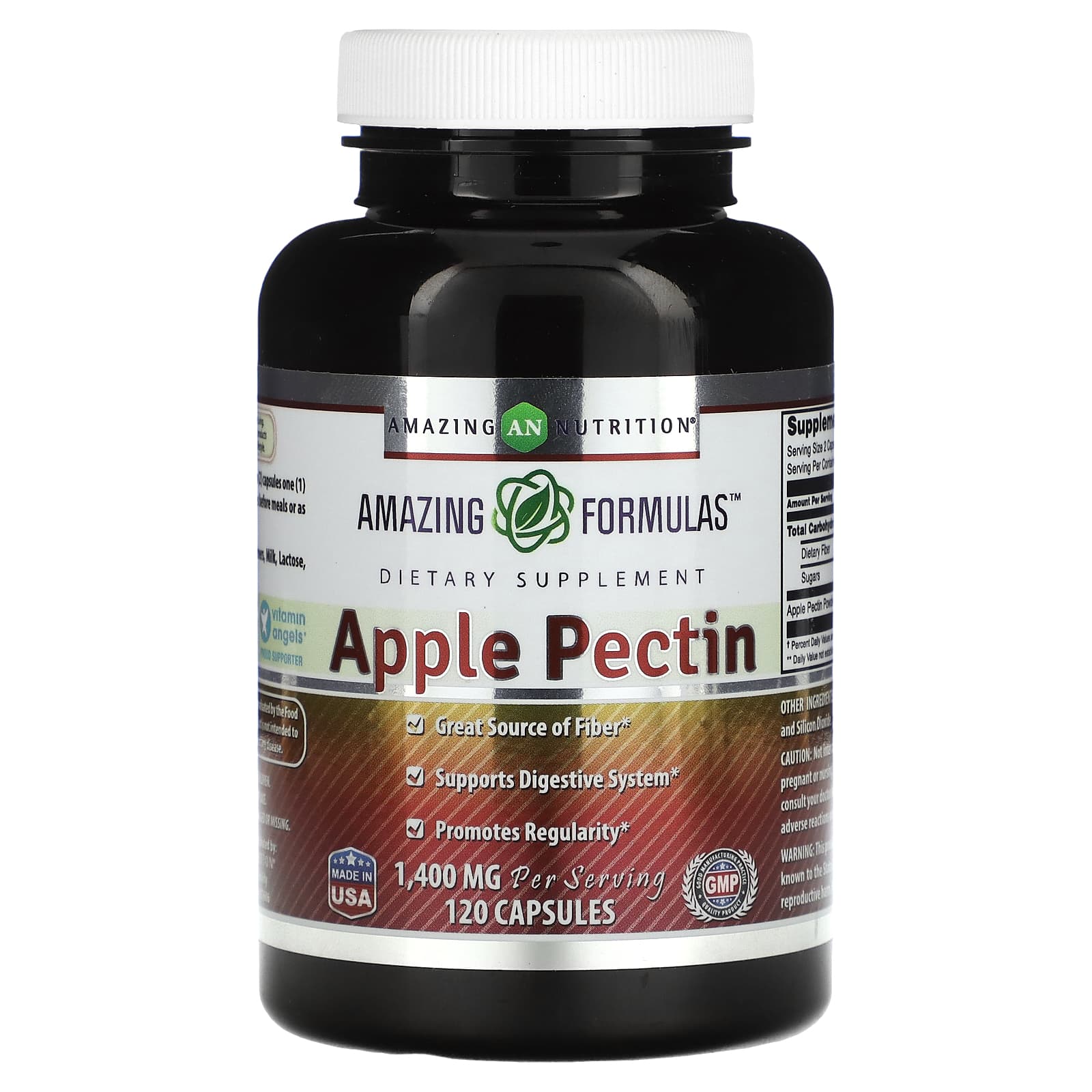 Apple Pectin  700mg (120 Capsules)