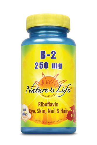 Vitamin B-2 (Riboflavin) 250mg (100 Tablets)