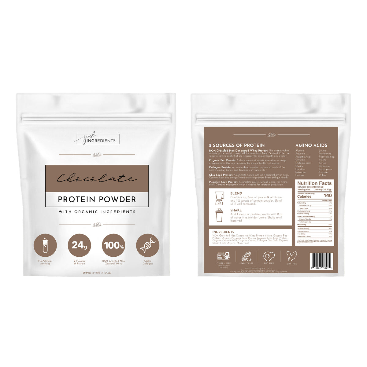 Just Ingredients Protein Powder — Vitality Nutrition