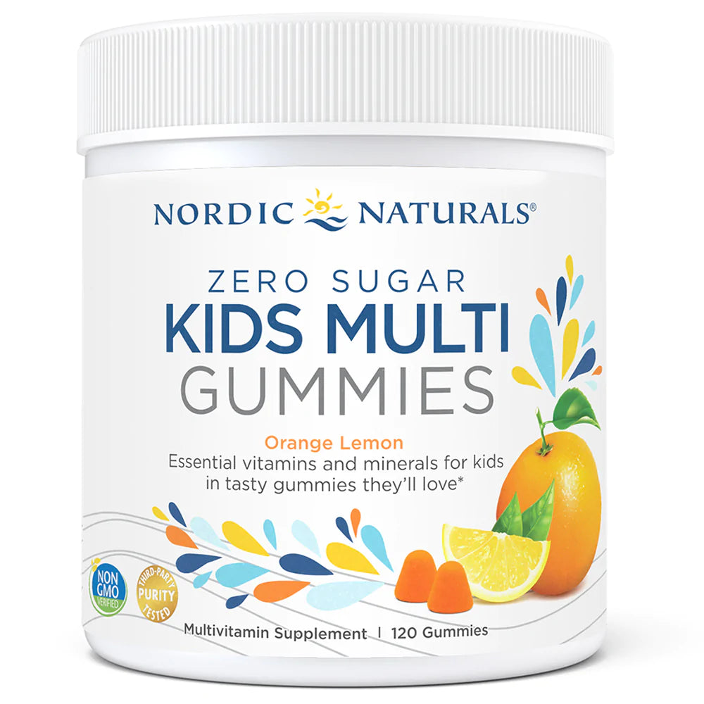 Zero Sugar Kids Multi Gummies (Orange Lemon) (120 Gummies)