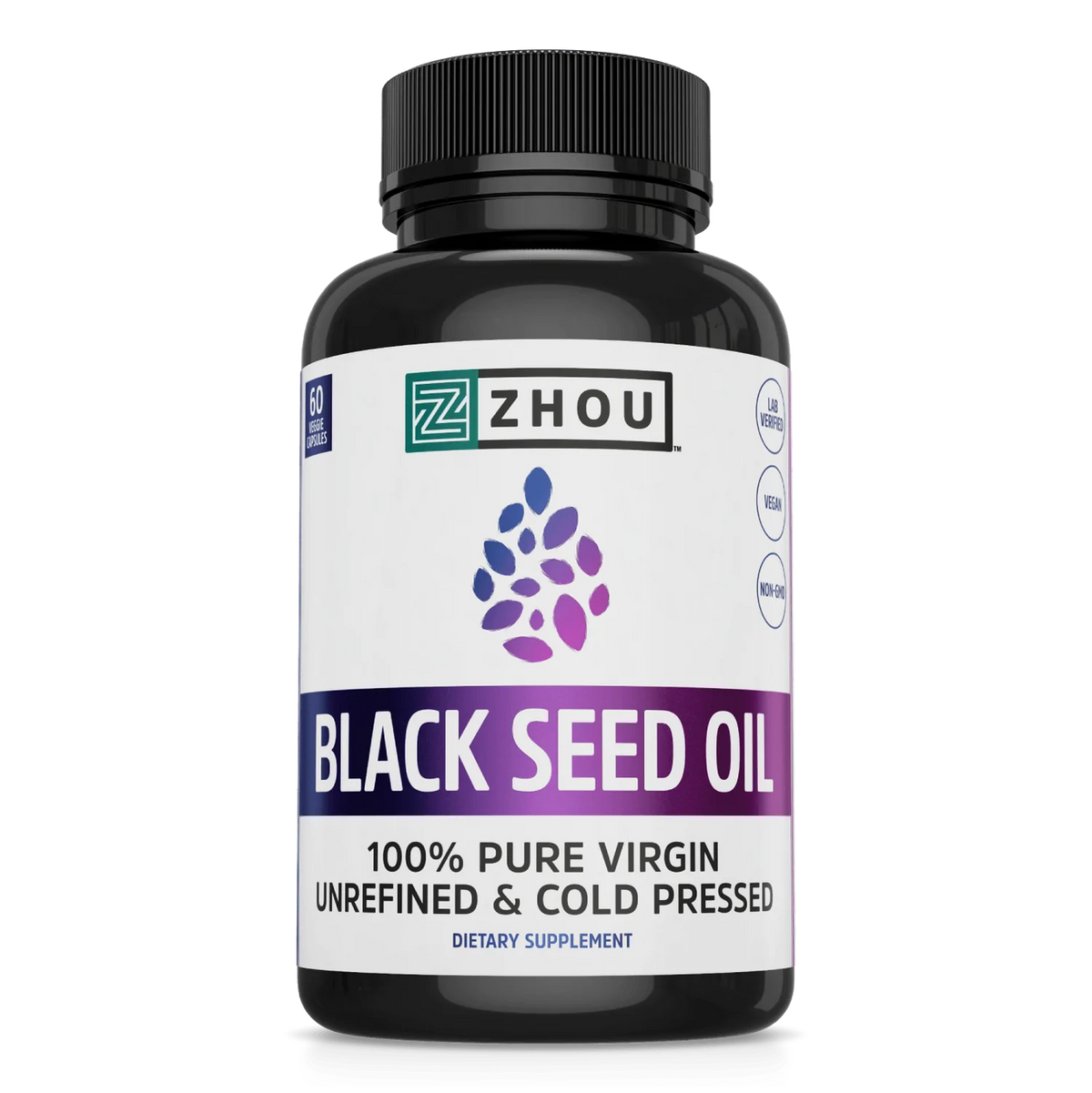 Black Seed Oil 100 Pure Virgin Cold Pressed (60 Veggie Capsules