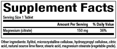 Magnesium Citrate Chewable